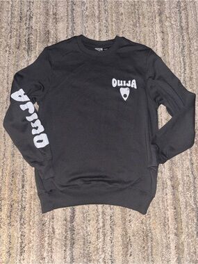 Ouija Charcoal Graphic Crewneck Sweatshirt